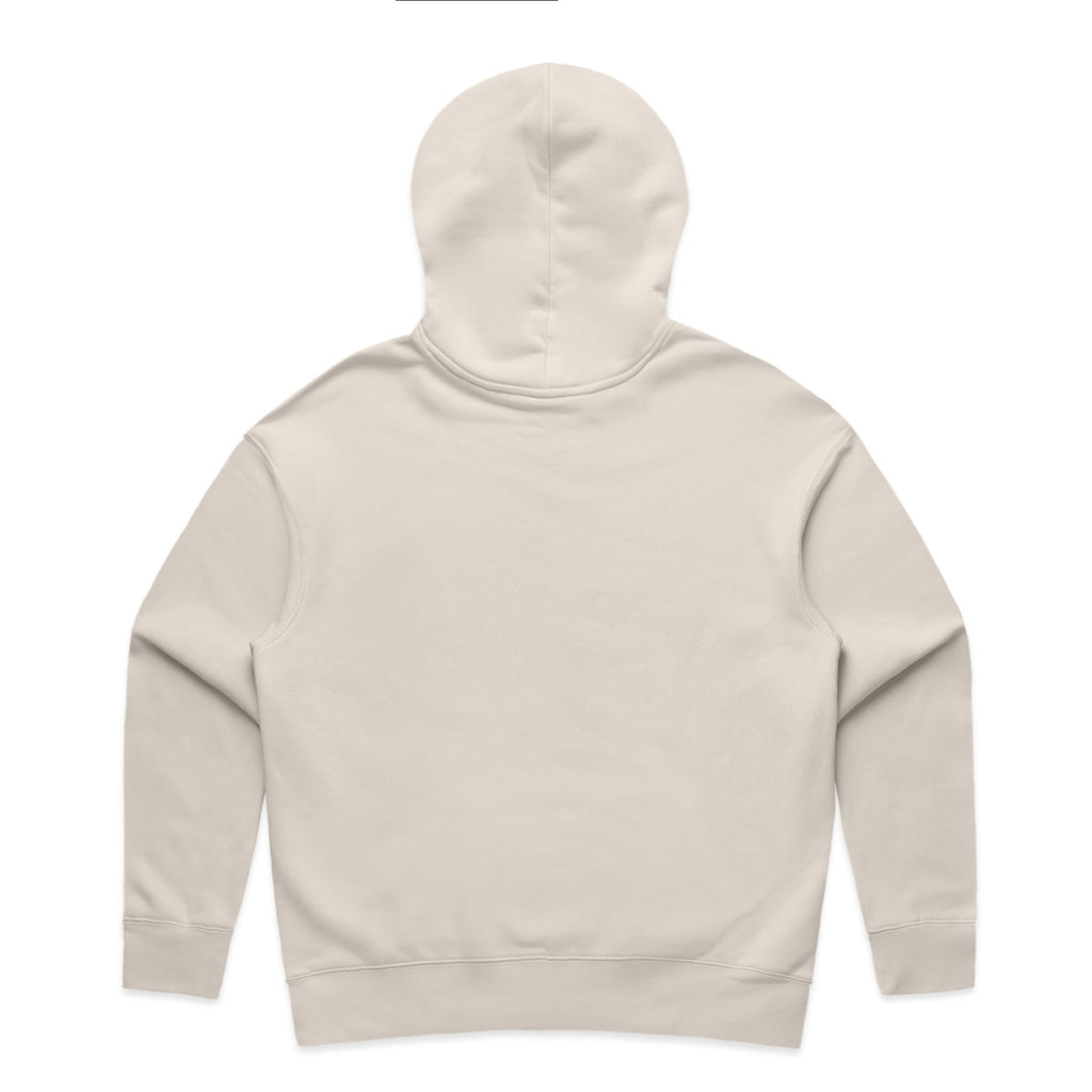 Ascolour Wos Relax Hood 4161 Wos Relax Hood Bone Back - Custom Printed - Print Blanc