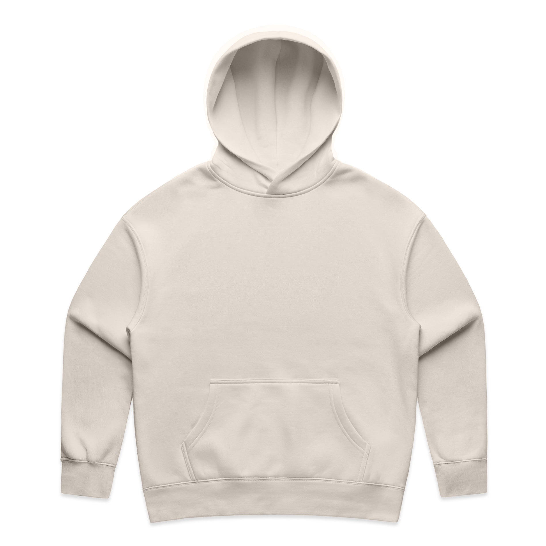 Ascolour Wos Relax Hood 4161 Wos Relax Hood Bone Front - Custom Printed - Print Blanc
