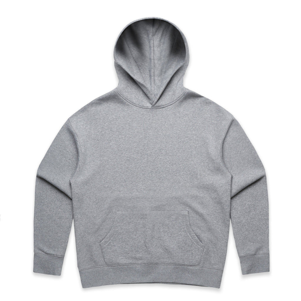 Ascolour Wos Relax Hood 4161 Wos Relax Hood Grey Marle Front - Custom Printed - Print Blanc
