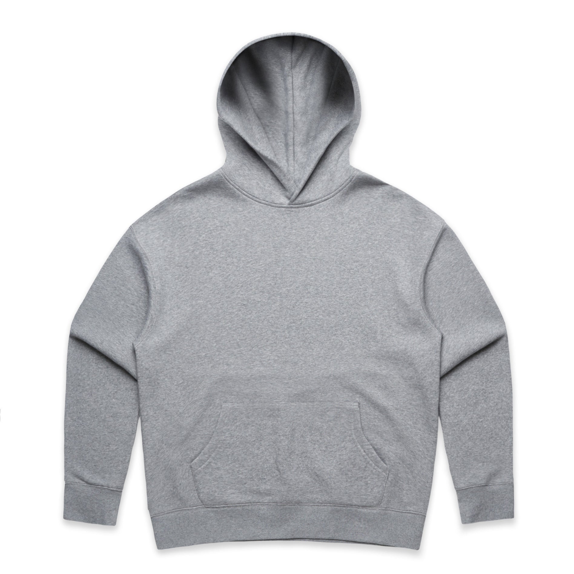 Ascolour Wos Relax Hood 4161 Wos Relax Hood Grey Marle Front - Custom Printed - Print Blanc