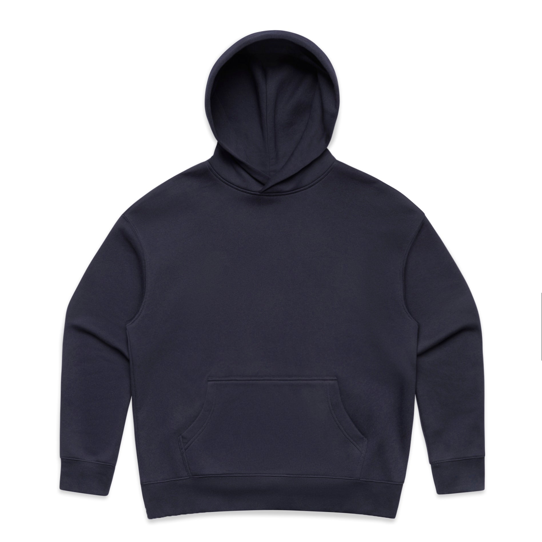 Ascolour Wos Relax Hood 4161 Wos Relax Hood Ink Blue Front - Custom Printed - Print Blanc