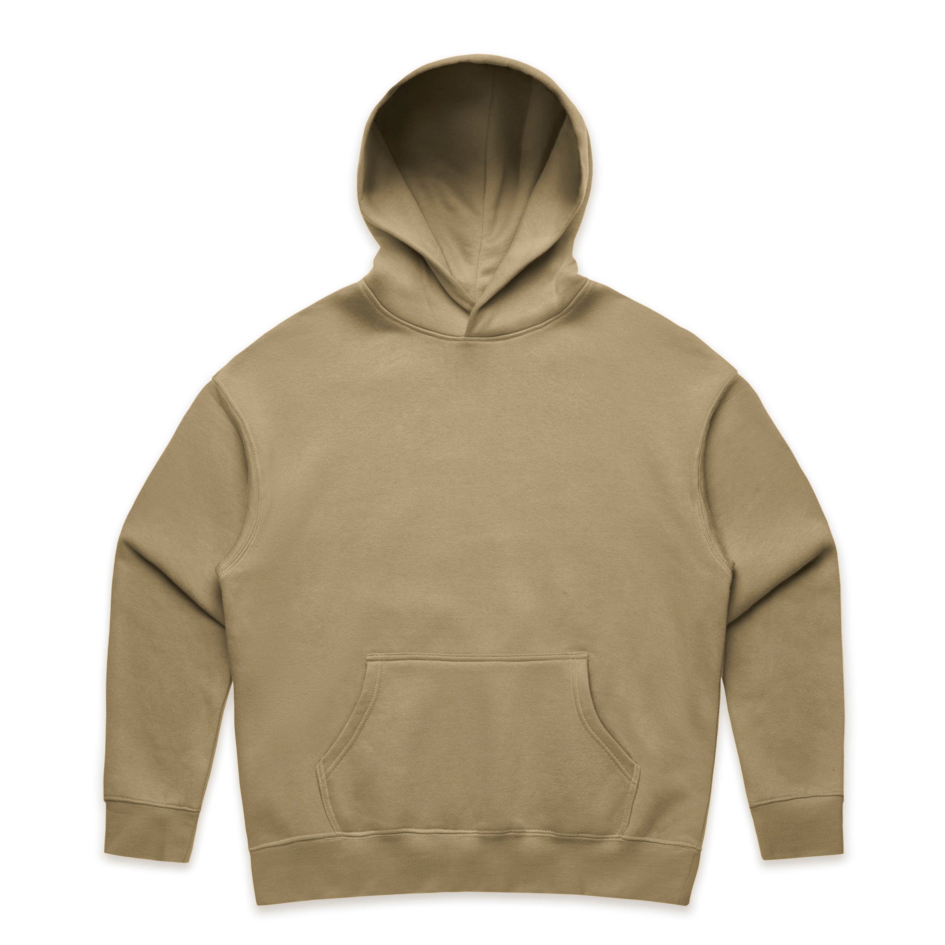 Ascolour Wos Relax Hood 4161 Wos Relax Hood Sand Front - Custom Printed - Print Blanc