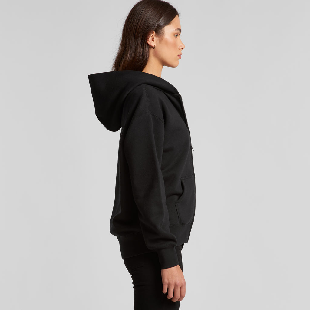 Ascolour Wos Relax Zip Hood 4162 Wos Relax Zip Side - Custom Printed - Print Blanc