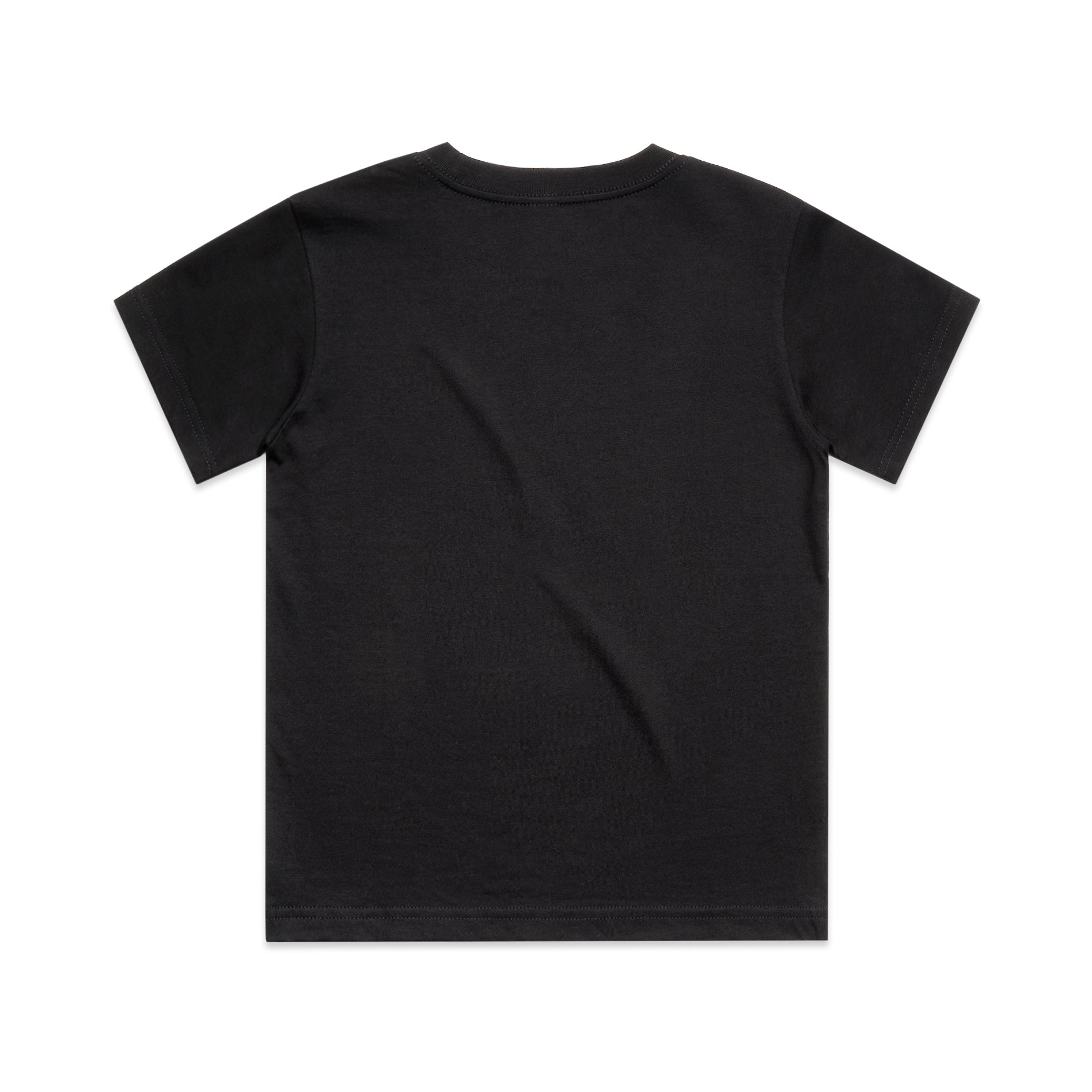 Ascolour Youth Classic Tee 3061 Youth Classic Tee Black Back - Custom Printed - Print Blanc