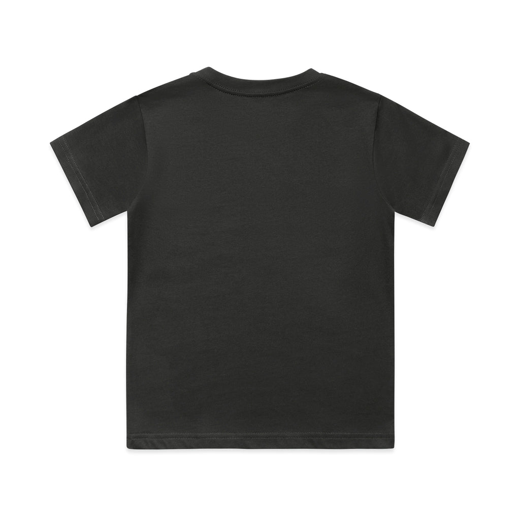 Ascolour Youth Classic Tee 3061 Youth Classic Tee Coal Back - Custom Printed - Print Blanc