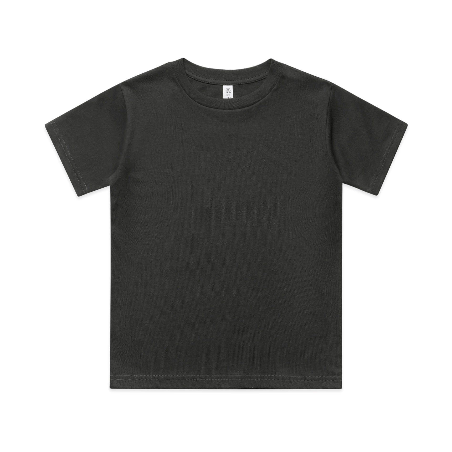 Ascolour Youth Classic Tee 3061 Youth Classic Tee Coal Front - Custom Printed - Print Blanc