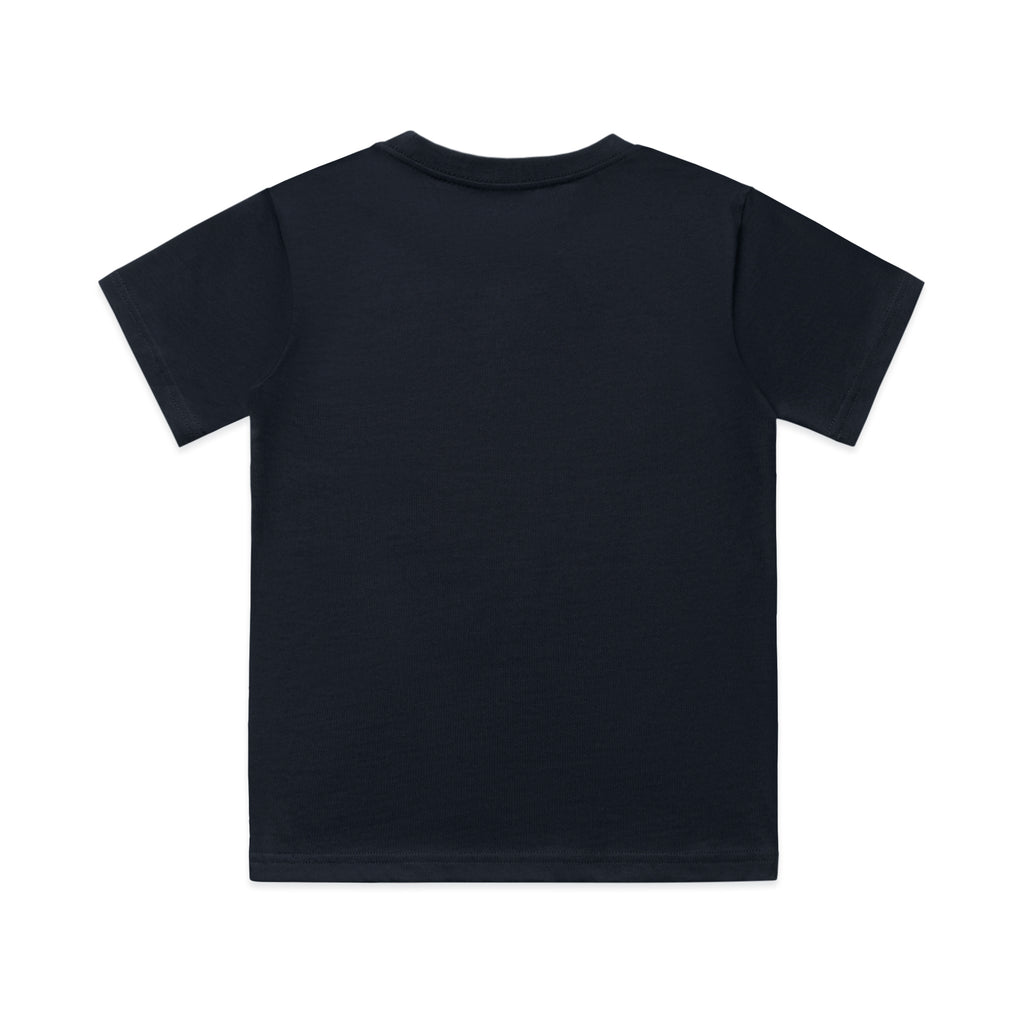 Ascolour Youth Classic Tee 3061 Youth Classic Tee Ink Blue Back - Custom Printed - Print Blanc