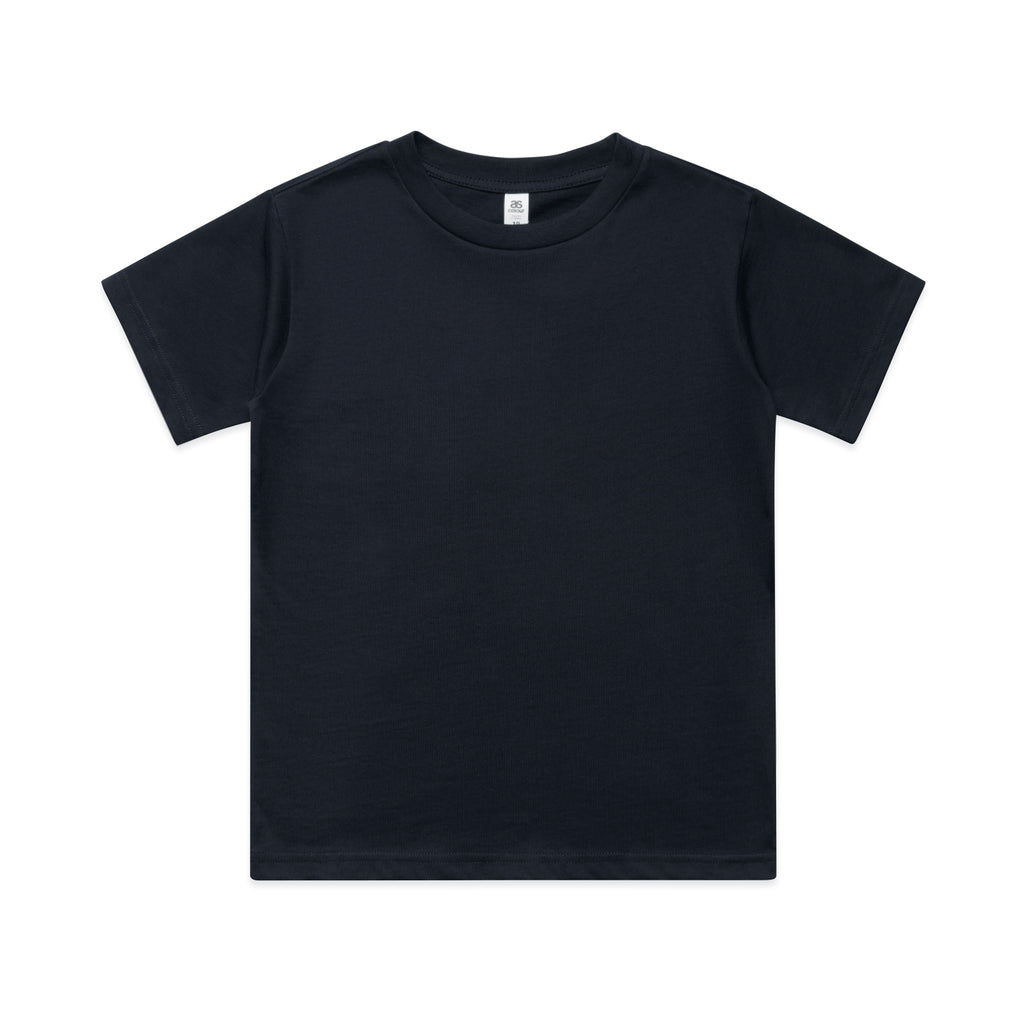 Ascolour Youth Classic Tee 3061 Youth Classic Tee Ink Blue Front - Custom Printed - Print Blanc