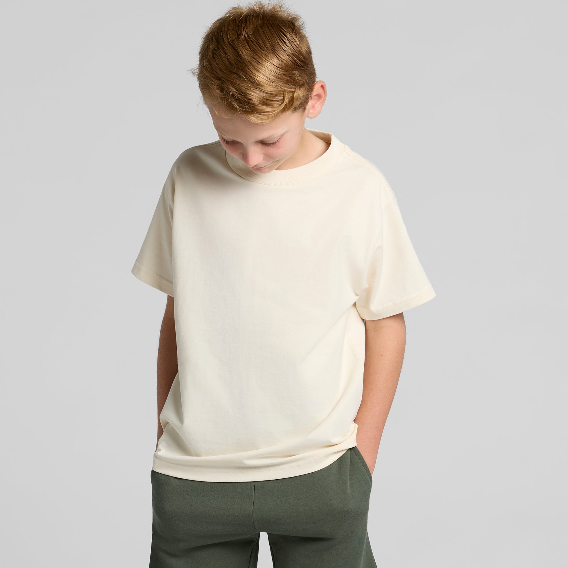 Ascolour Youth Classic Tee 3061 Youth Classic Tee Loose Front - Custom Printed - Print Blanc
