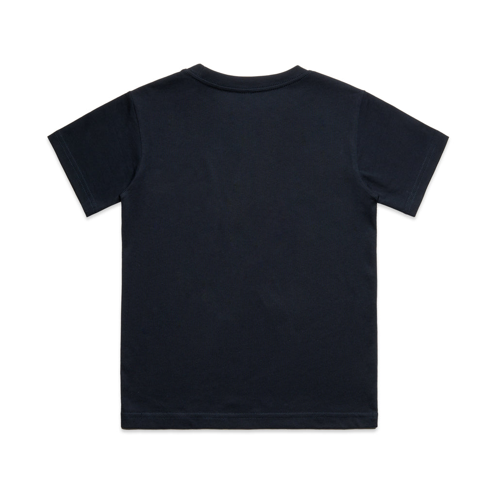 Ascolour Youth Classic Tee 3061 Youth Classic Tee Navy Back - Custom Printed - Print Blanc