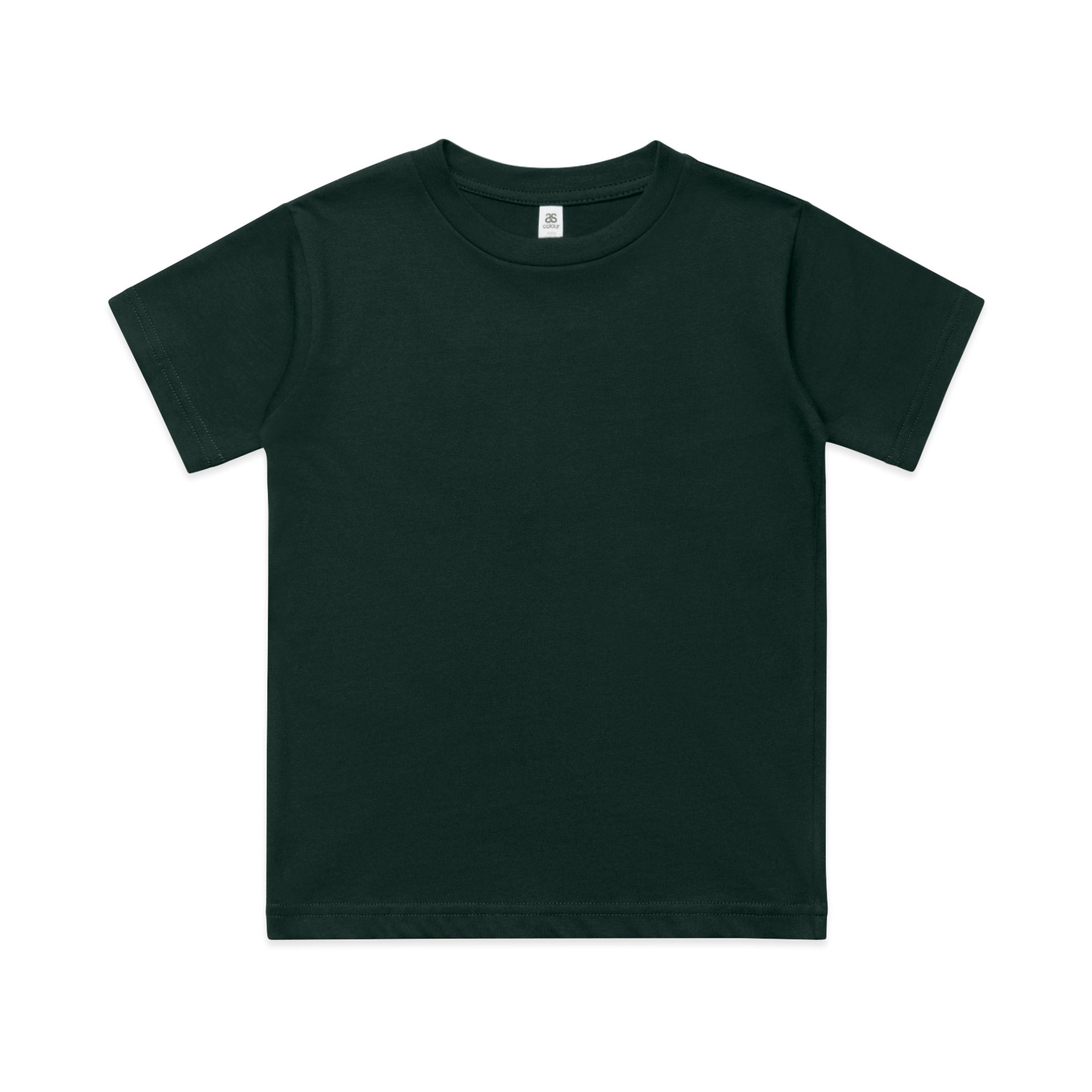Ascolour Youth Classic Tee 3061 Youth Classic Tee Pine Green Front - Custom Printed - Print Blanc