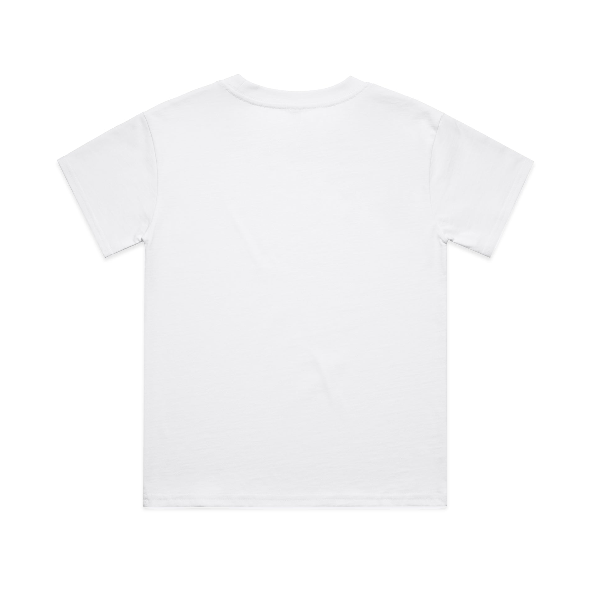 Ascolour Youth Classic Tee 3061 Youth Classic Tee White Back - Custom Printed - Print Blanc