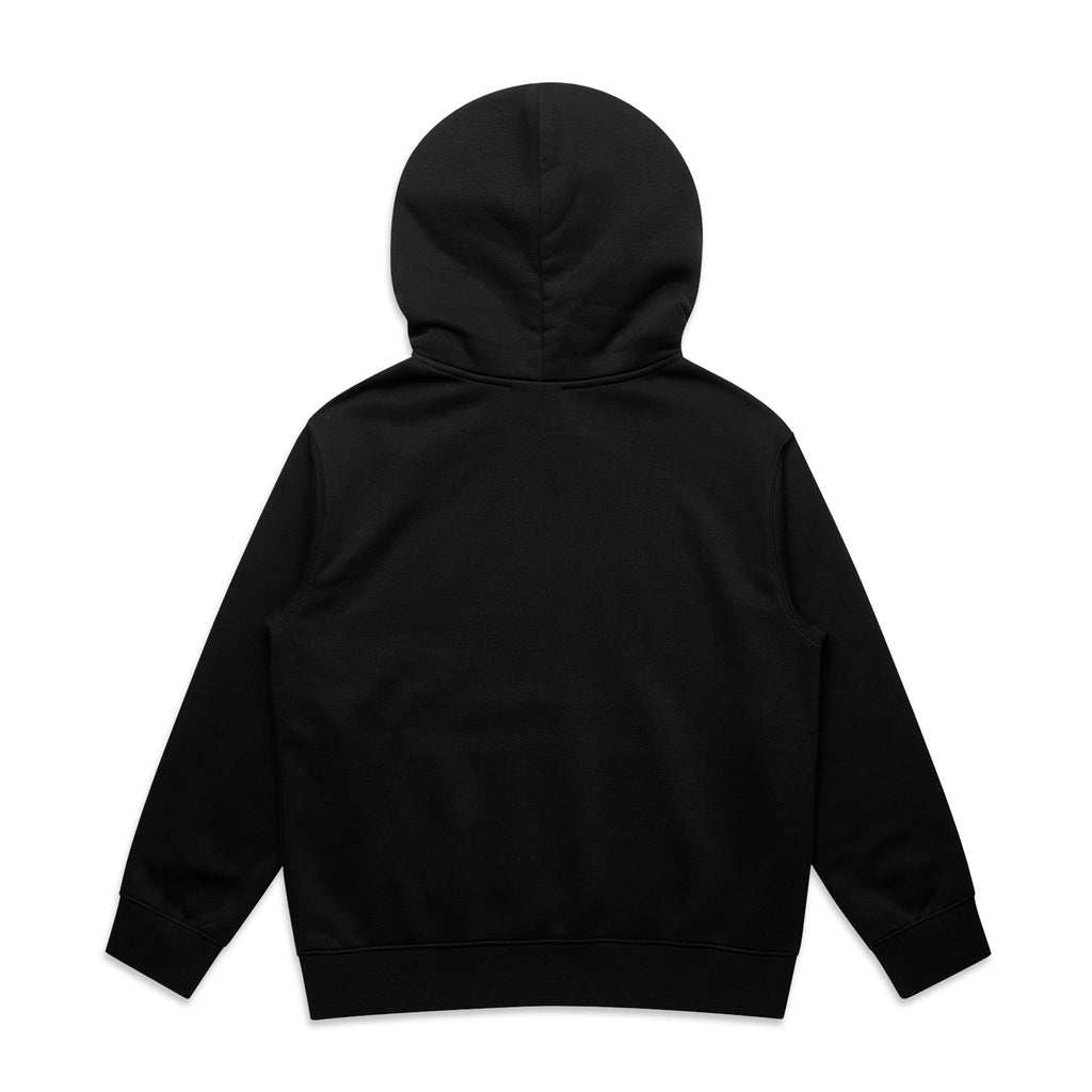 Ascolour Youth Relax Hood 3037 Youth Relax Hood Black Back - Custom Printed - Print Blanc