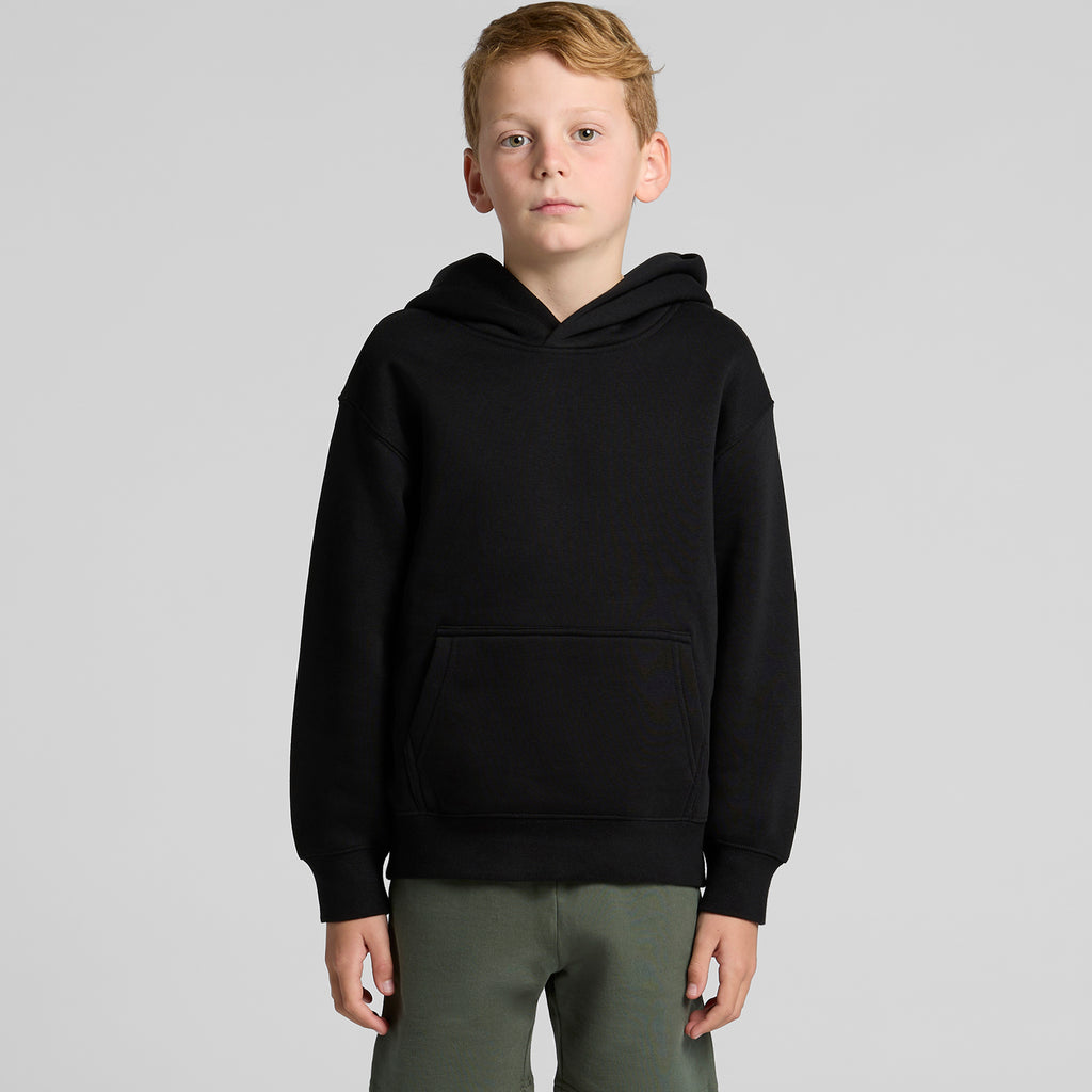 Ascolour Youth Relax Hood 3037 Youth Relax Hood Main Front - Custom Printed - Print Blanc