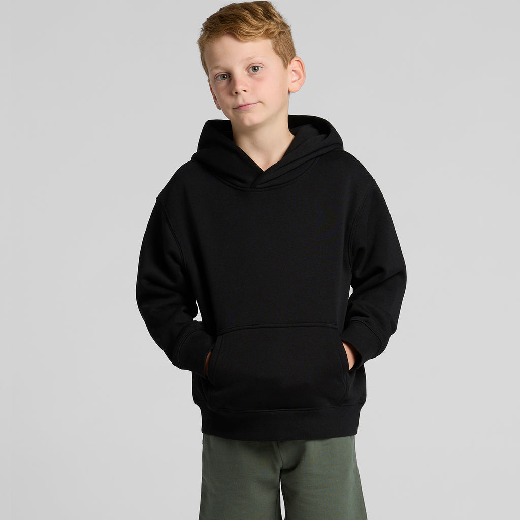 Ascolour Youth Relax Hood 3037 Youth Relax Hood Turn Front - Custom Printed - Print Blanc
