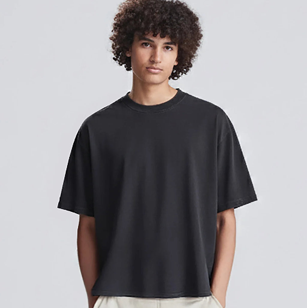 AWDis Boxy Cropped T-shirt - Custom Printed - Print Blanc