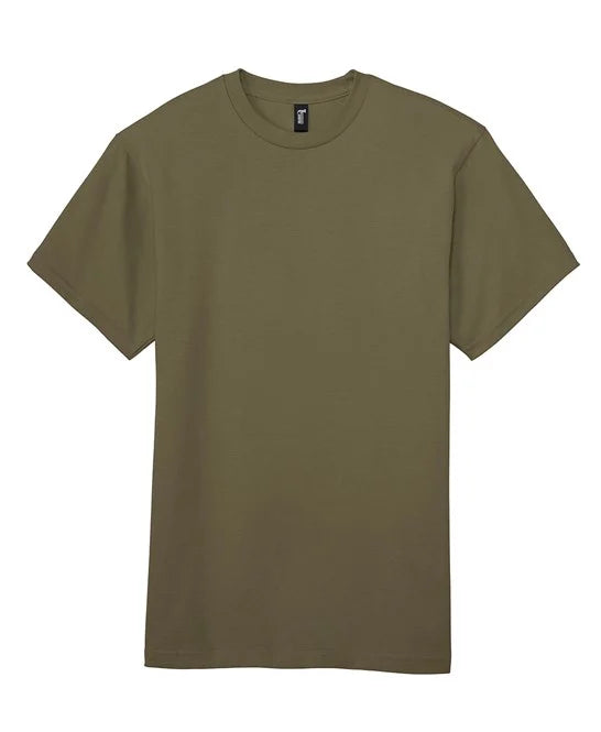 Gildan Hammer T-shirt - Olive - Custom Printed - Print Blanc
