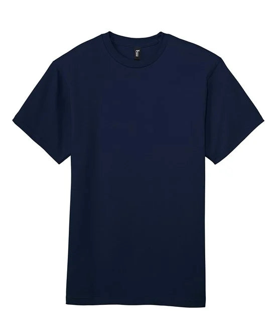 Gildan Hammer T-shirt - Sport Dark Navy - Custom Printed - Print Blanc