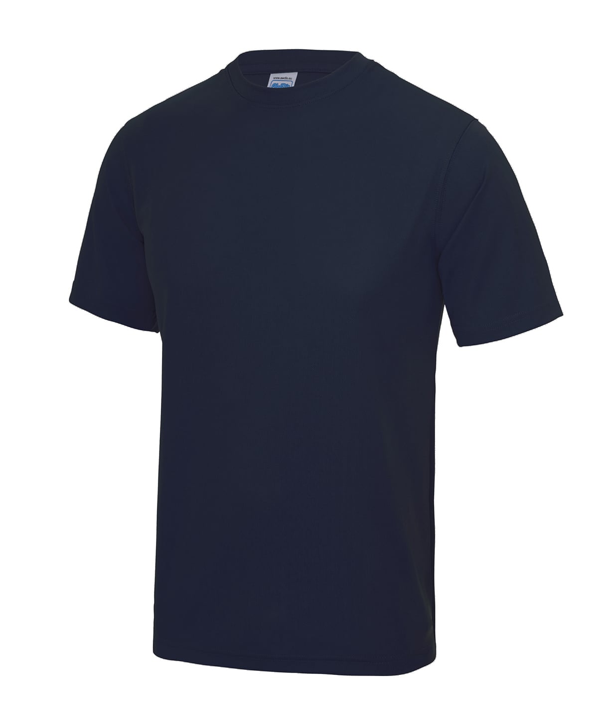 AWDis Cool T - French Navy - Custom Printed - Print Blanc