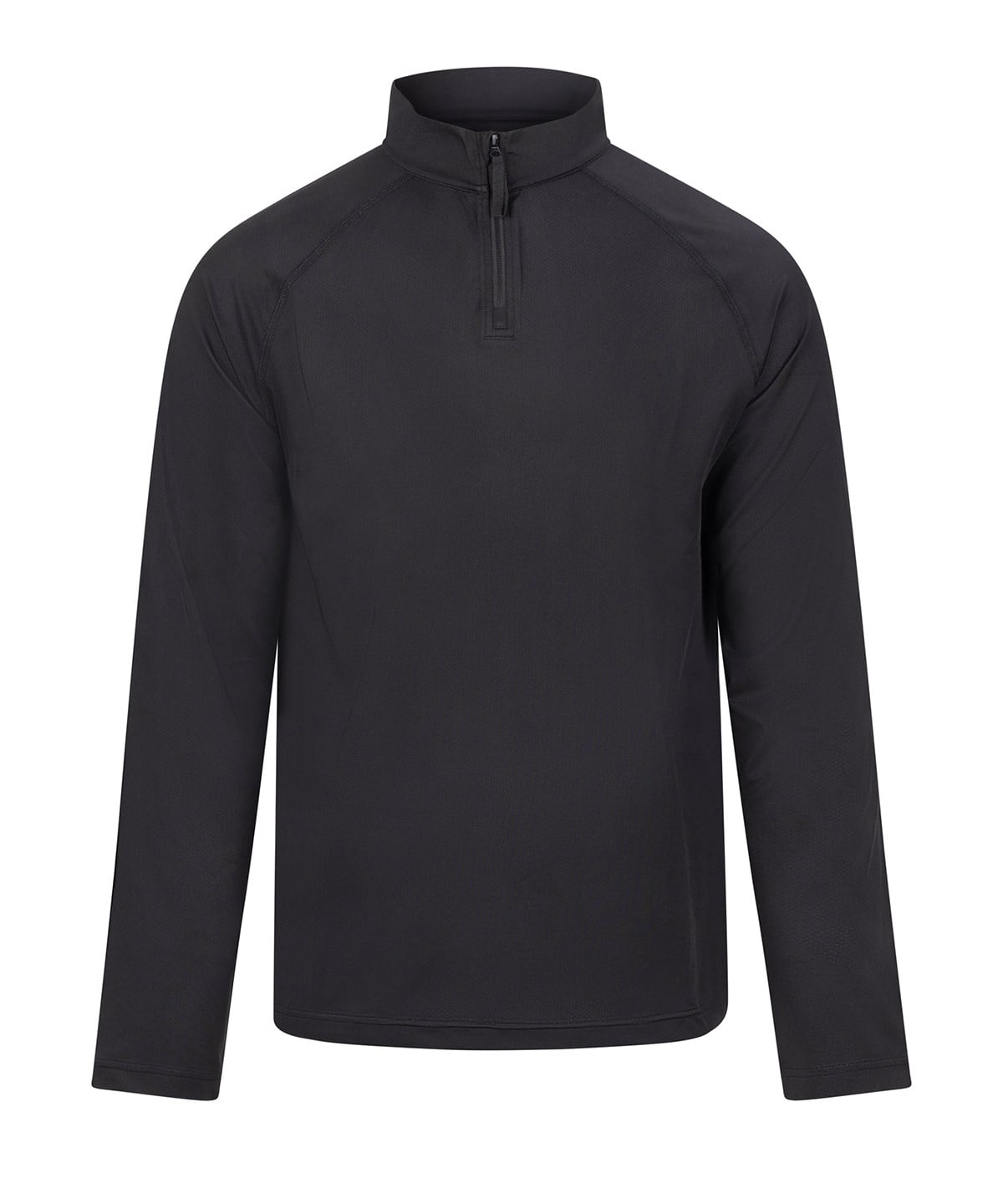AWDis Lightweight Active 1/4 Zip - Jet Black - Custom Printed - Print Blanc