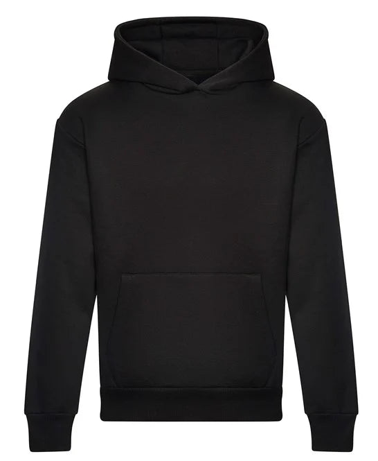 AWDis Heavyweight Hoodie - Black - Custom Printed - Print Blanc