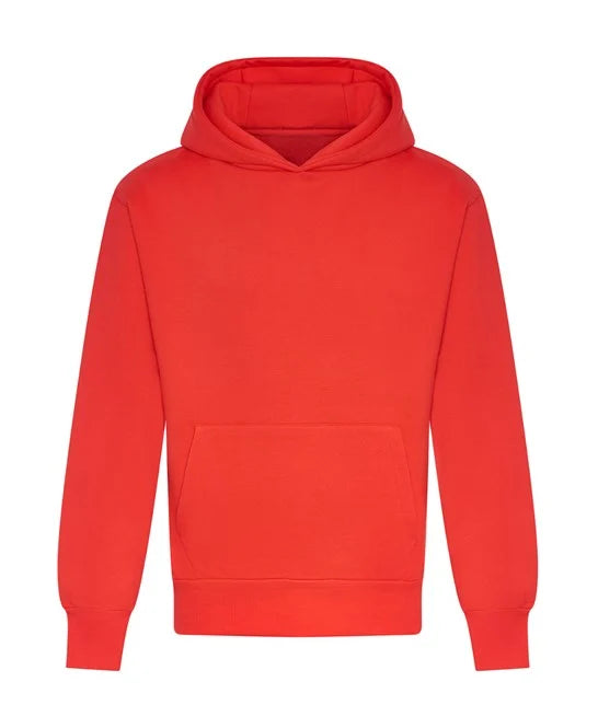 AWDis Heavyweight Hoodie - Soft Red - Custom Printed - Print Blanc