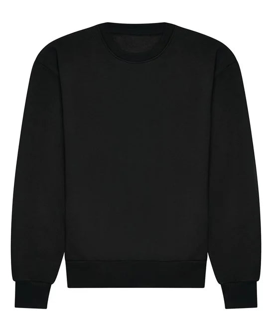 AWDis Heavyweight Sweatshirt - Black - Custom Printed - Print Blanc