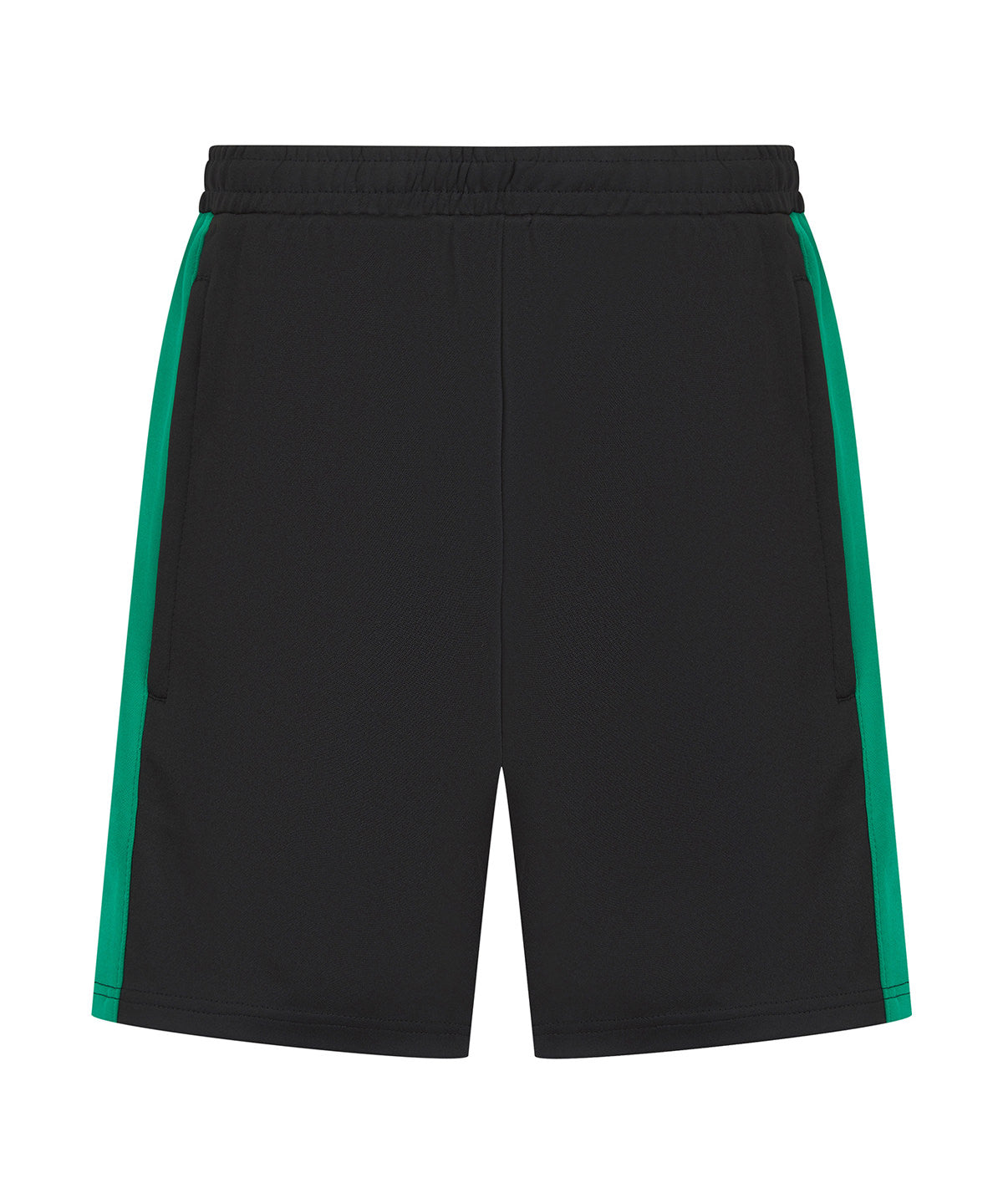Finden & Hales Knitted Shorts with Zip Pockets - Black Emerald - Custom Printed - Print Blanc