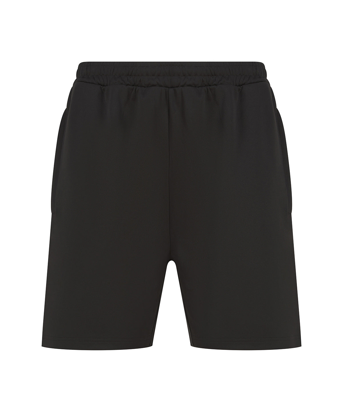 Finden & Hales Knitted Shorts with Zip Pockets - Black - Custom Printed - Print Blanc