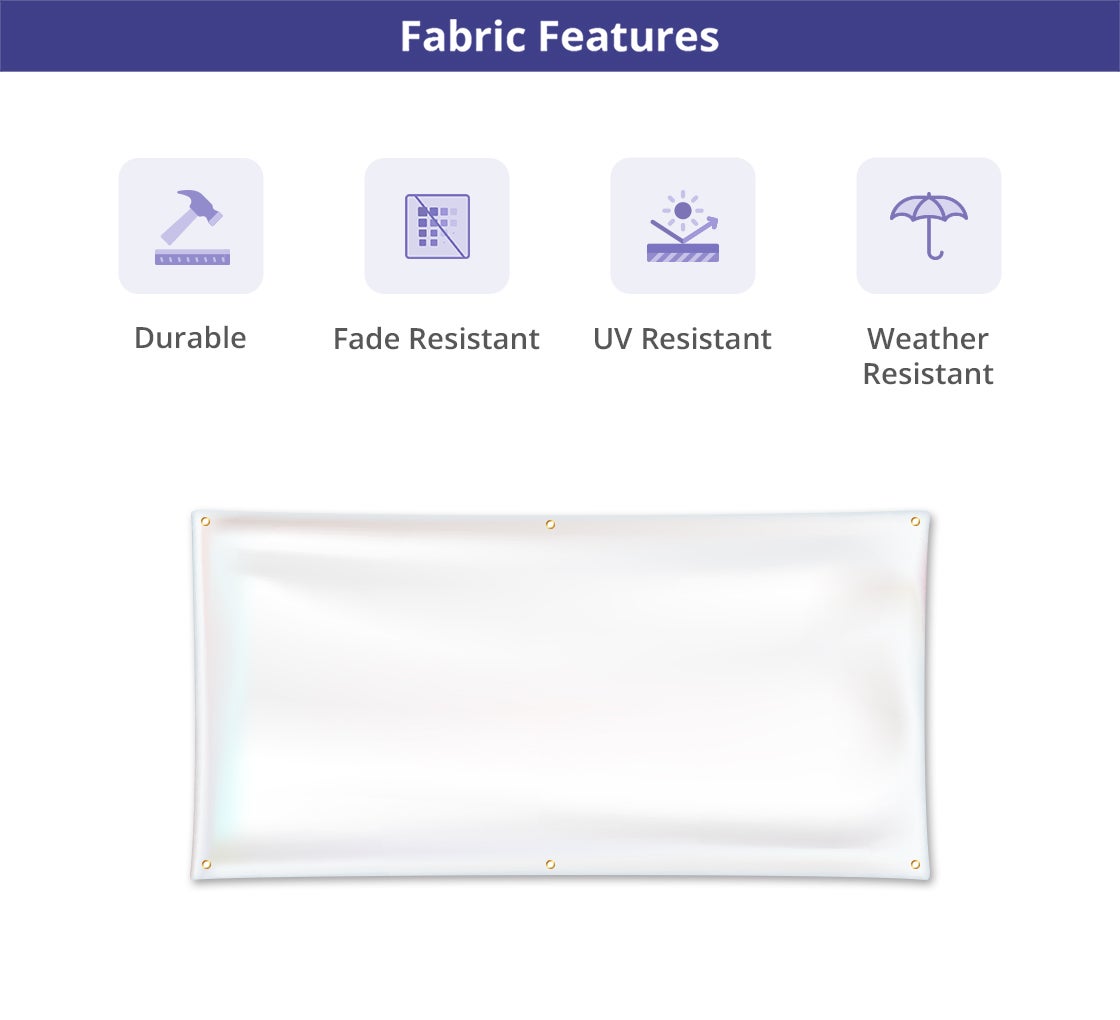 Blank PVC Banner - Custom Printed - Print Blanc