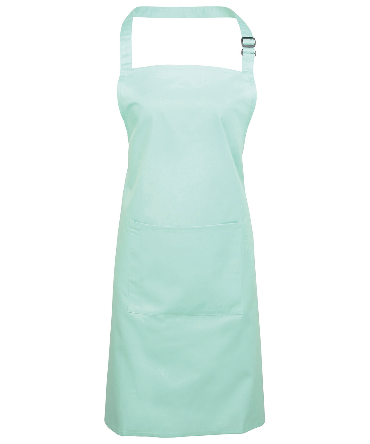 Premier Colours Bib Apron with Pocket - Aqua - Custom Printed - Print Blanc