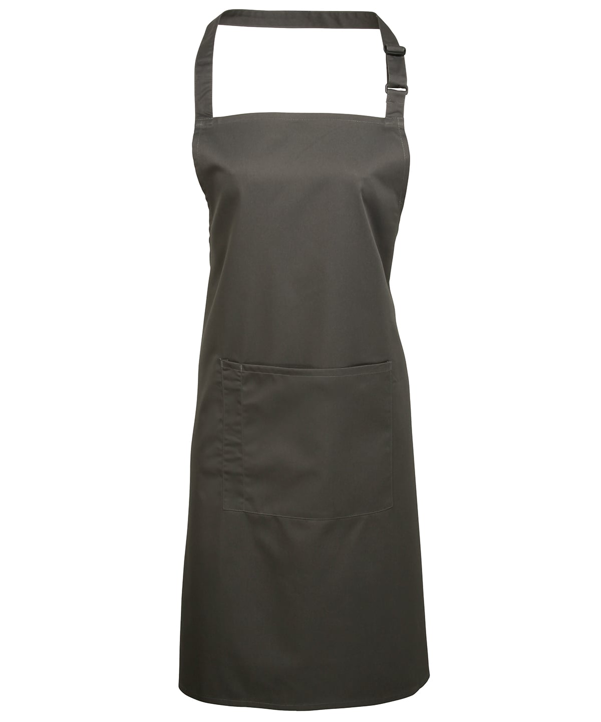 Premier Colours Bib Apron with Pocket - Dark Grey - Custom Printed - Print Blanc