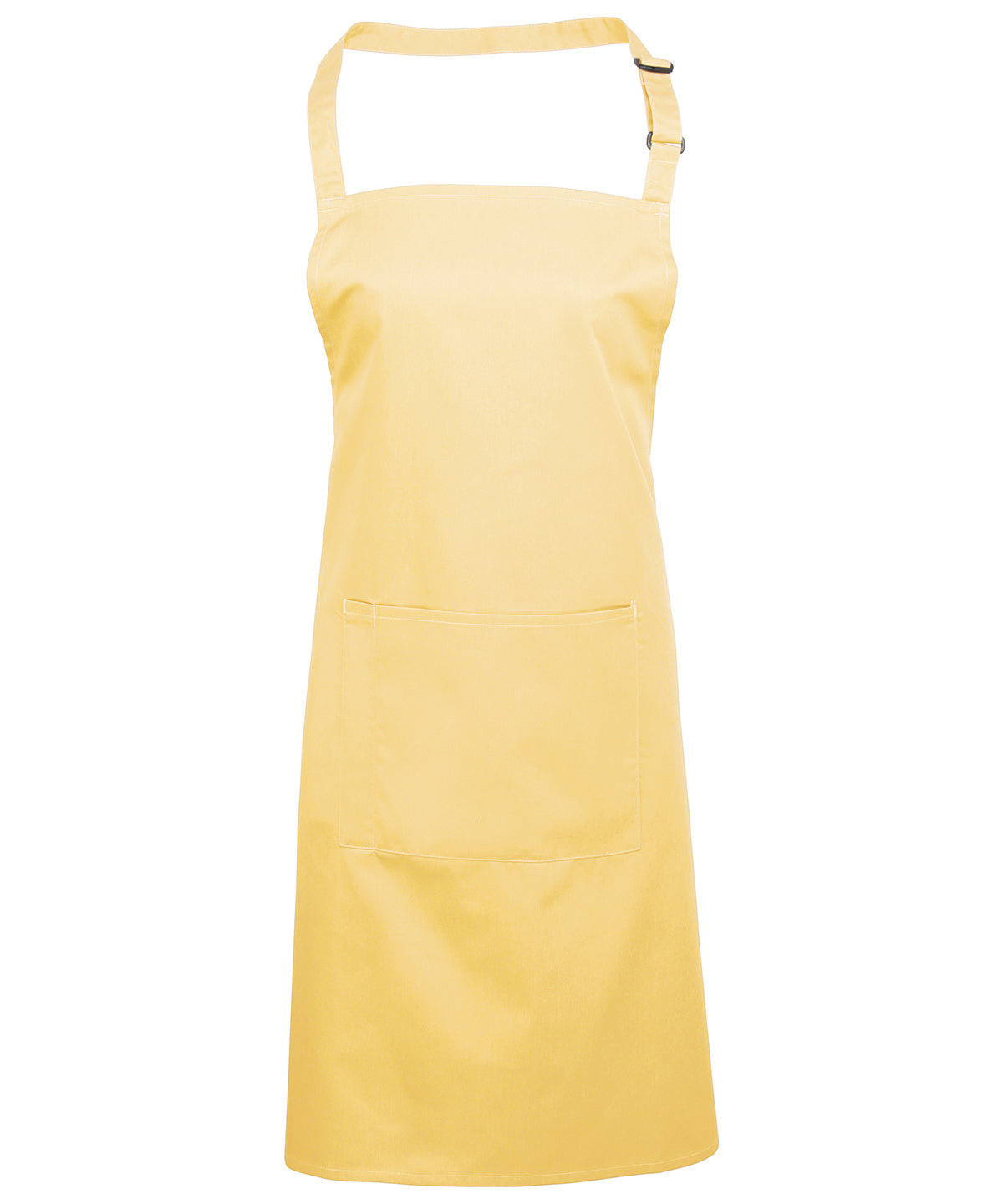 Premier Colours Bib Apron with Pocket - Lemon - Custom Printed - Print Blanc