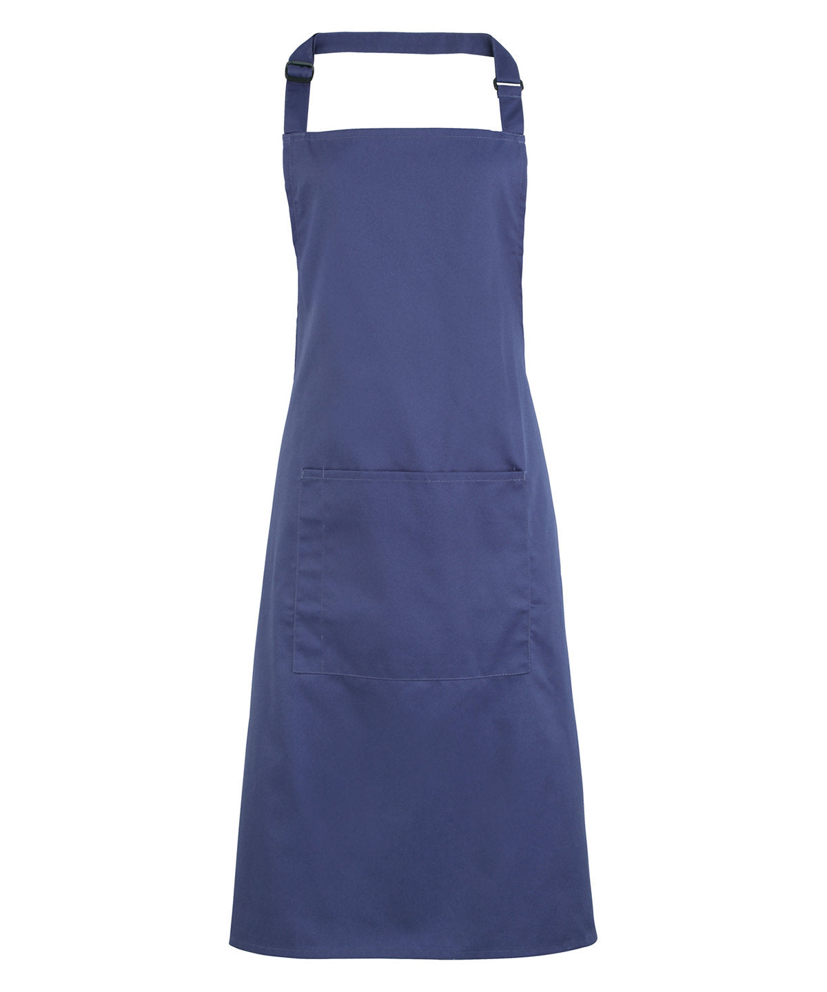 Premier Colours Bib Apron with Pocket - Marine Blue - Custom Printed - Print Blanc