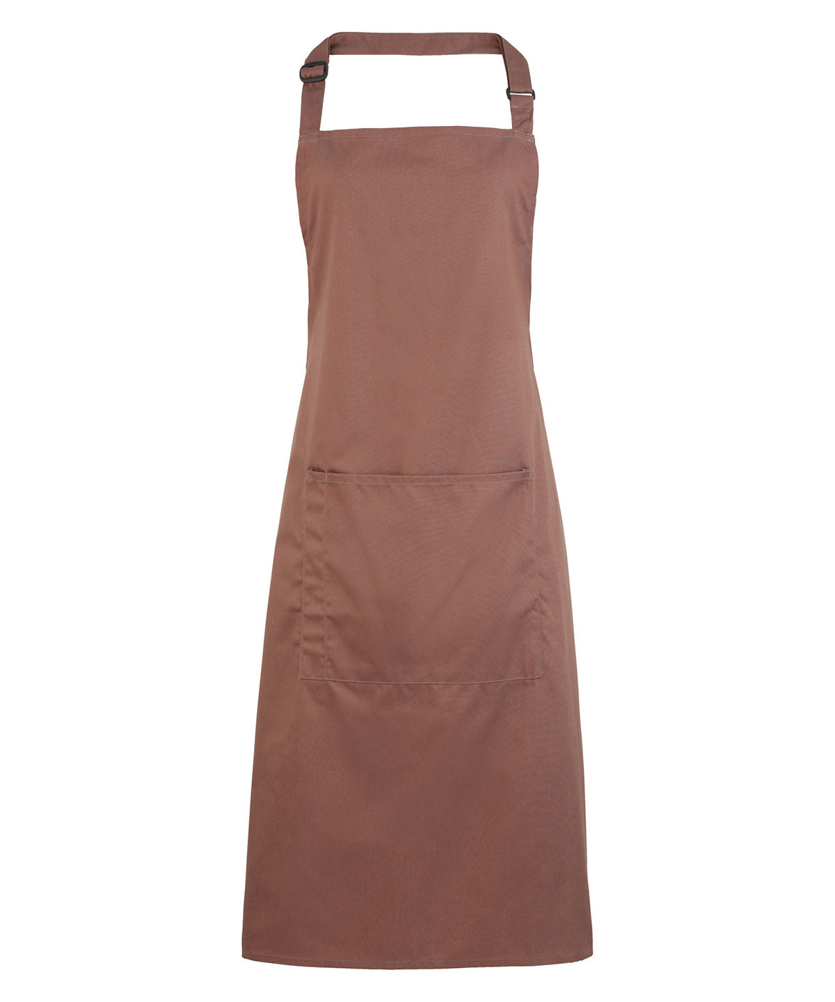 Premier Colours Bib Apron with Pocket - Mocha - Custom Printed - Print Blanc