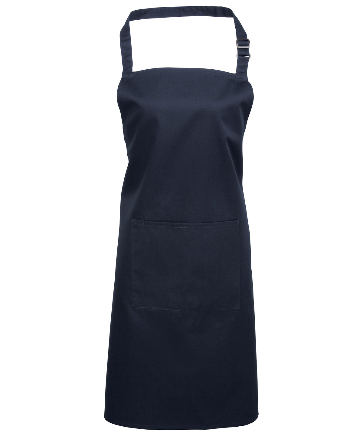 Premier Colours Bib Apron with Pocket - Navy - Custom Printed - Print Blanc