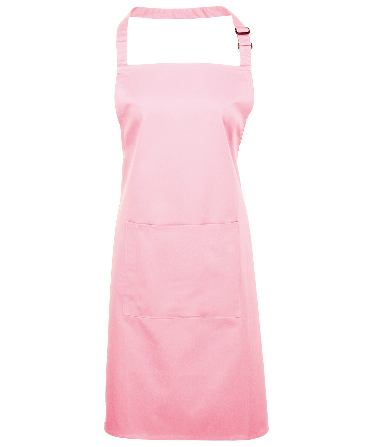 Premier Colours Bib Apron with Pocket - Pink - Custom Printed - Print Blanc