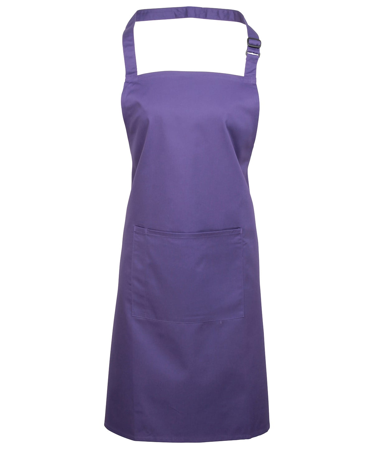 Premier Colours Bib Apron with Pocket - Purple - Custom Printed - Print Blanc