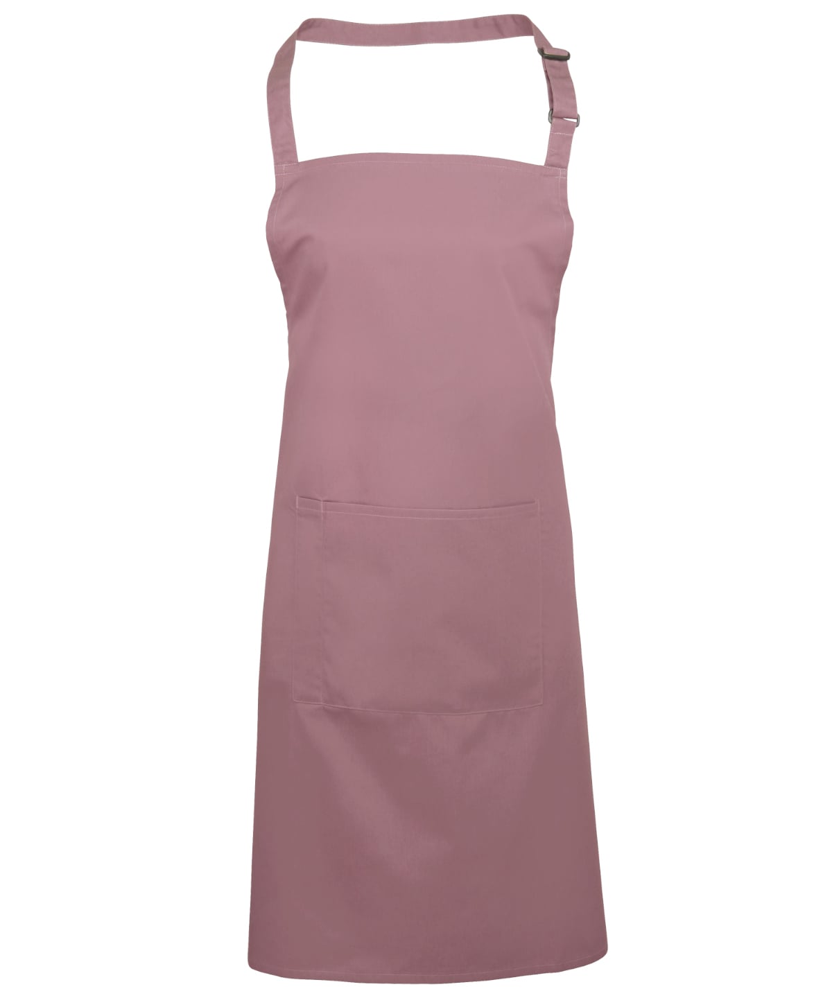 Premier Colours Bib Apron with Pocket - Rose - Custom Printed - Print Blanc