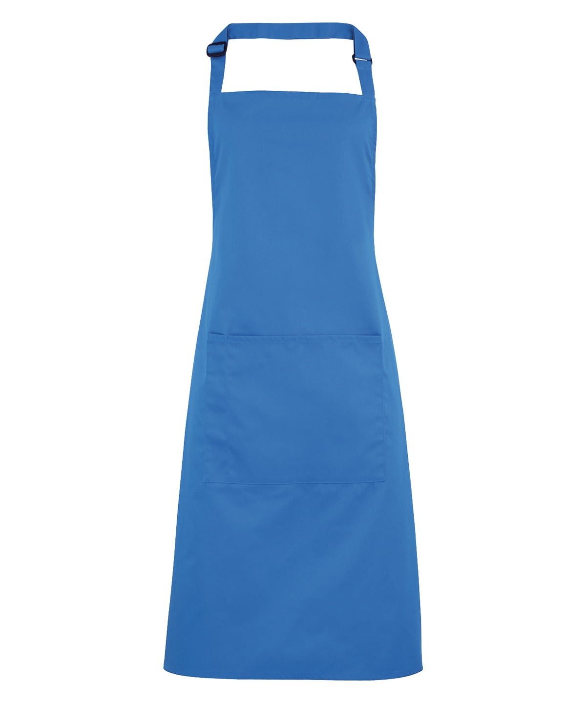 Premier Colours Bib Apron with Pocket - Sapphire - Custom Printed - Print Blanc