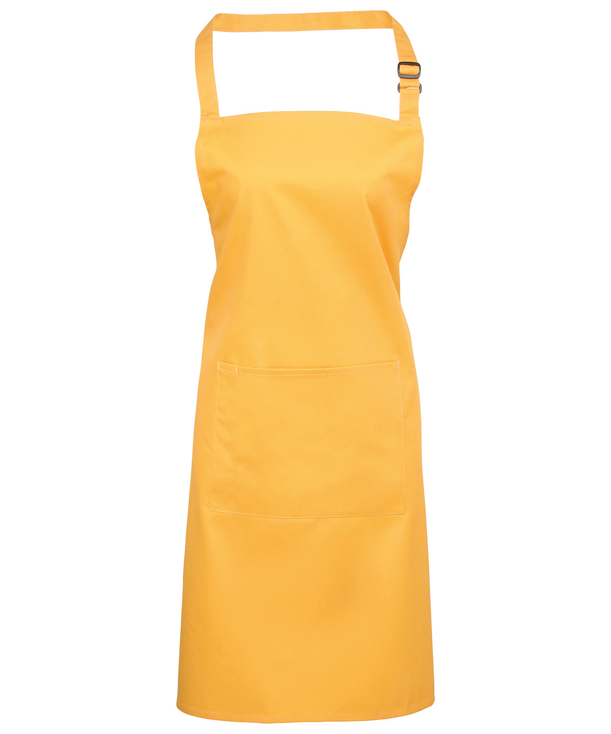 Premier Colours Bib Apron with Pocket - Sunflower - Custom Printed - Print Blanc