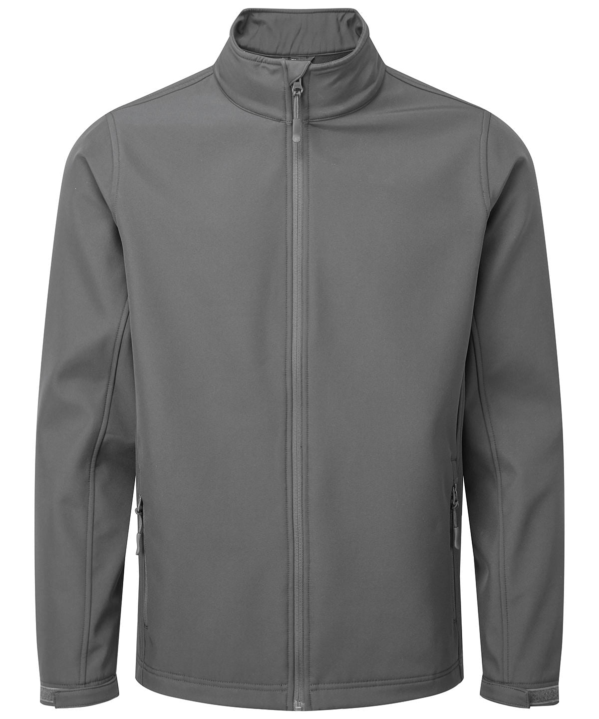 Premier Windchecker Printable & Recycled Softshell Jacket - Dark Grey - Custom Printed - Print Blanc