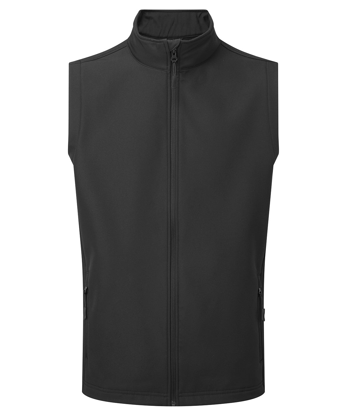 Premier Windchecker Printable & Recycled Gilet - Black - Custom Printed - Print Blanc