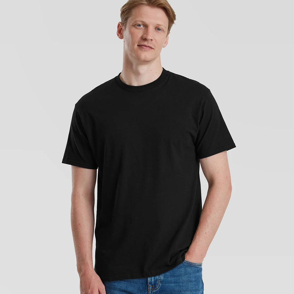 Fruit of the Loom Pure Cotton T-shirt - Custom Printed - Print Blanc