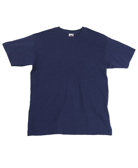 Fruit of the Loom Super Premium T-shirt - Navy - Custom Printed - Print Blanc