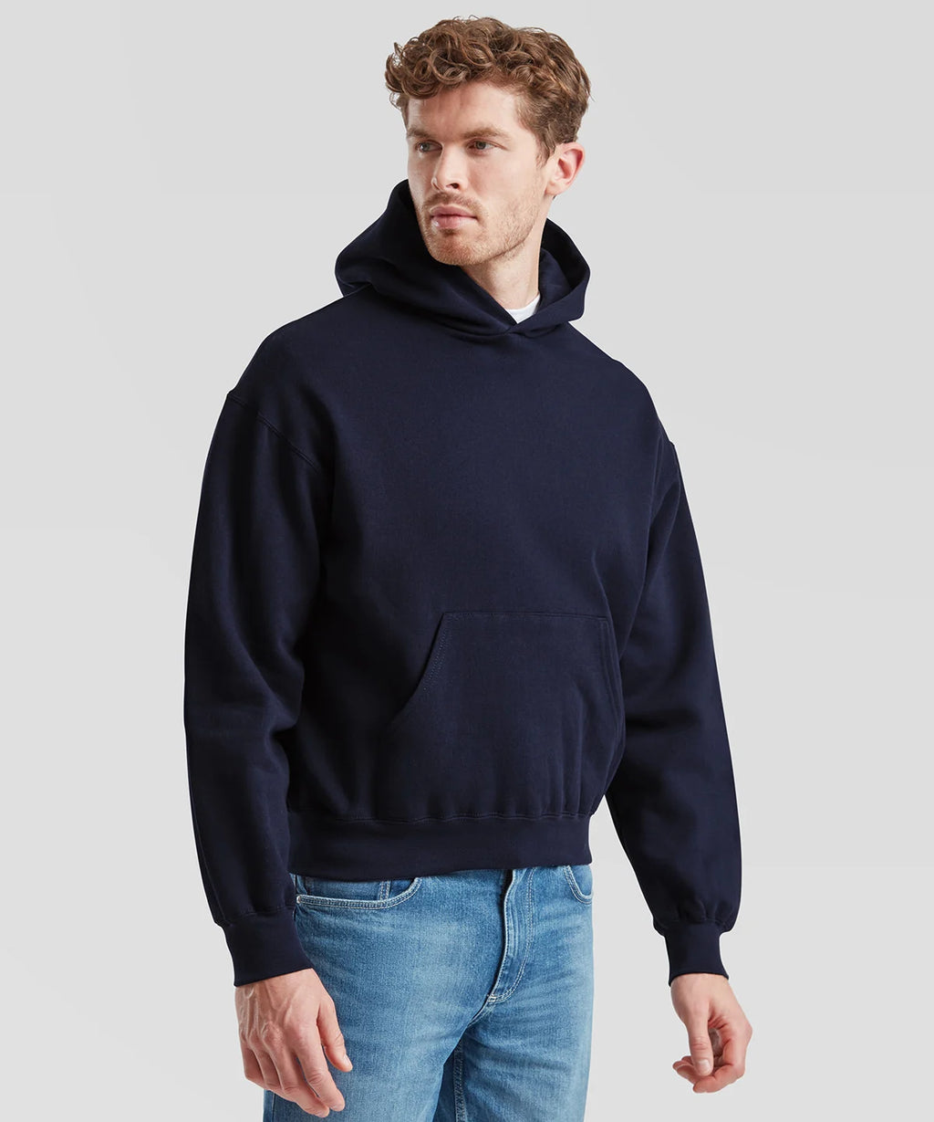 Fruit of the Loom Super-cotton Hoodie - Custom Printed - Print Blanc