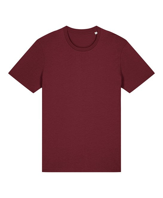 Stanley/Stella Mid-light T-shirt - Burgundy - Custom Printed - Print Blanc