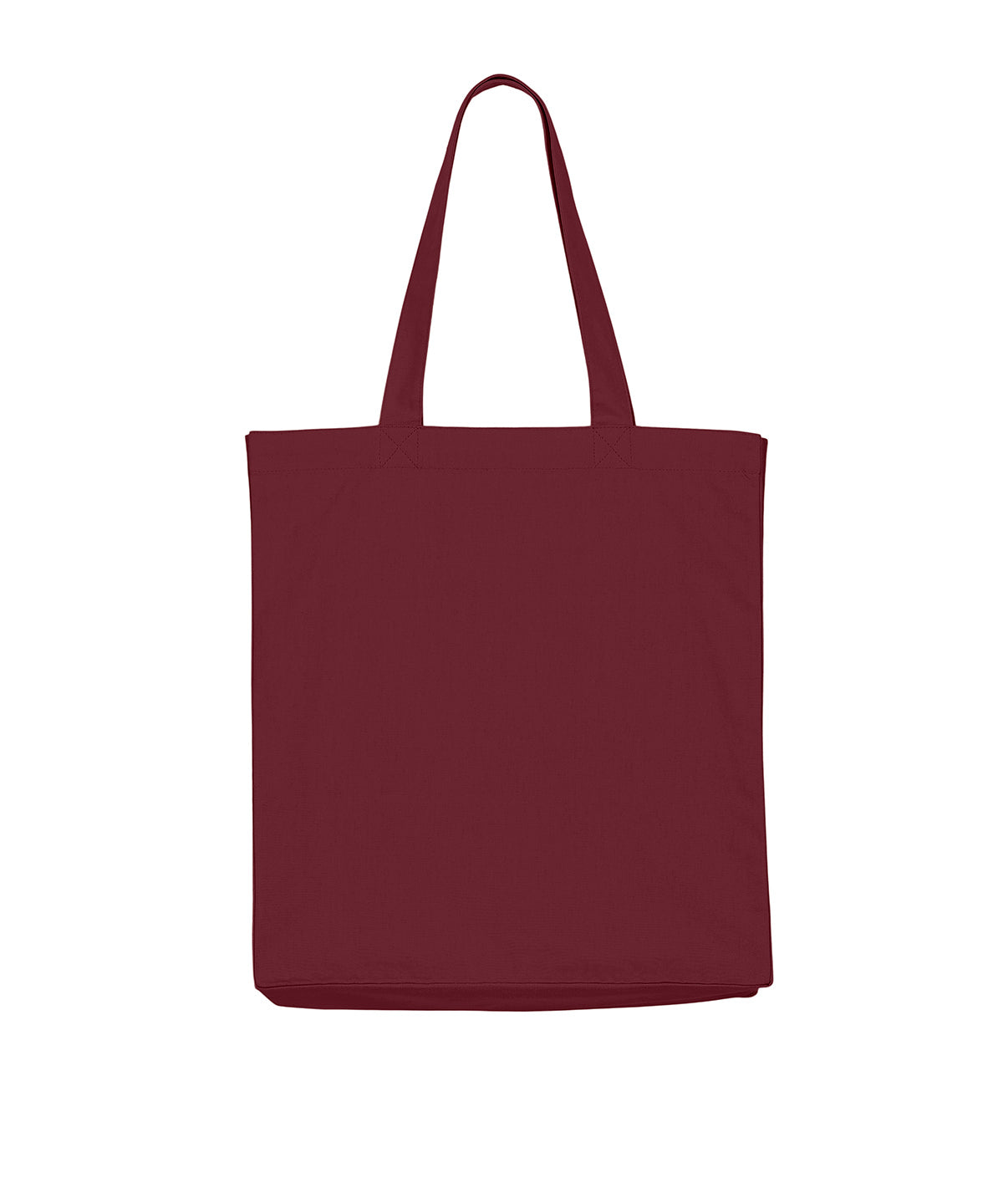 Stanley/Stella Mid Tote Bag - Burgundy - Custom Printed - Print Blanc