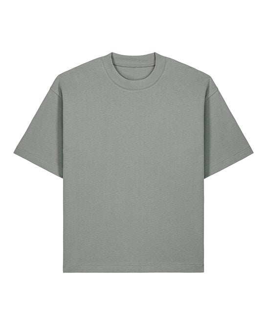 Stanley/Stella Asher T-shirt - Misty Grey - Custom Printed - Print Blanc