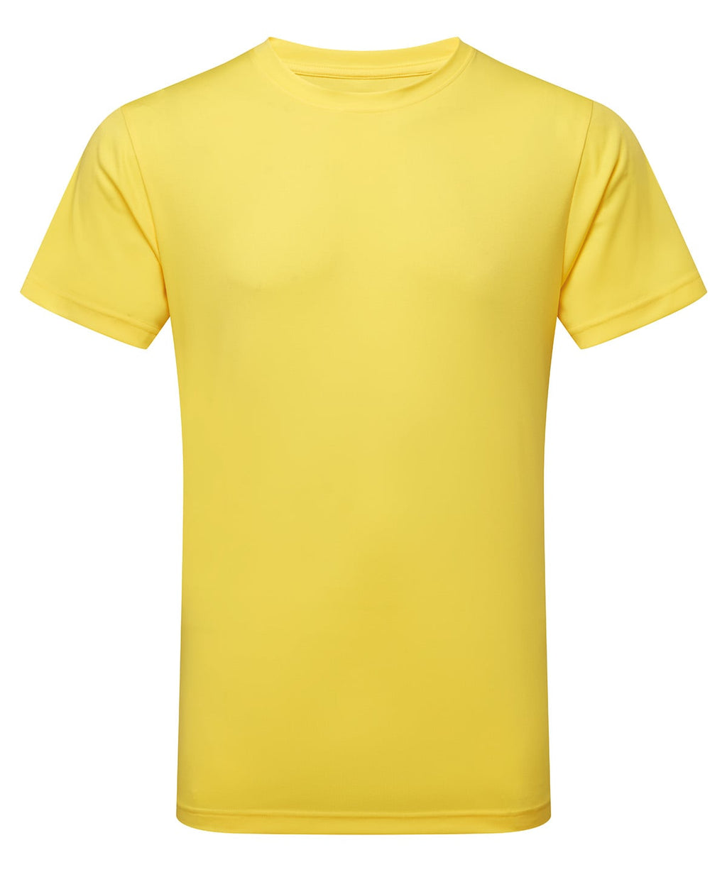 TriDri Performance T-shirt - Bright Yellow - Custom Printed - Print Blanc